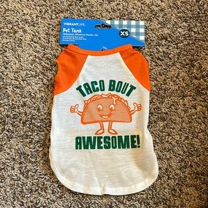 Pet tank top XS size